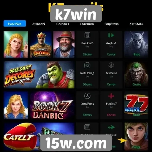 Comparação entre jogos populares no k7win